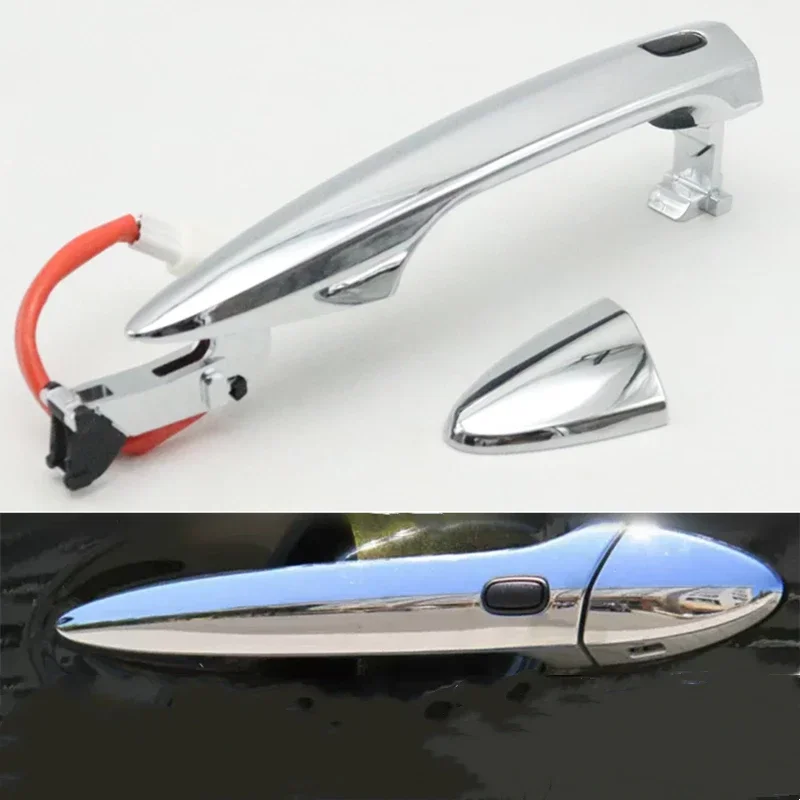 

Наружная дверная ручка с умным датчиком, наружные ручки с покрытием, серебряная крышка для Lexus ES350 ES240 LS460 LS600h 2006-2017