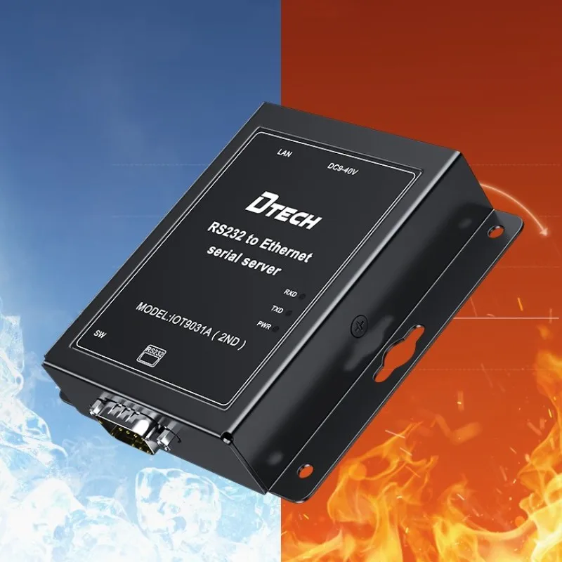DTECH Ethernet Gateway Serial Device Server RS232 to Ethernet Converter Serial Server