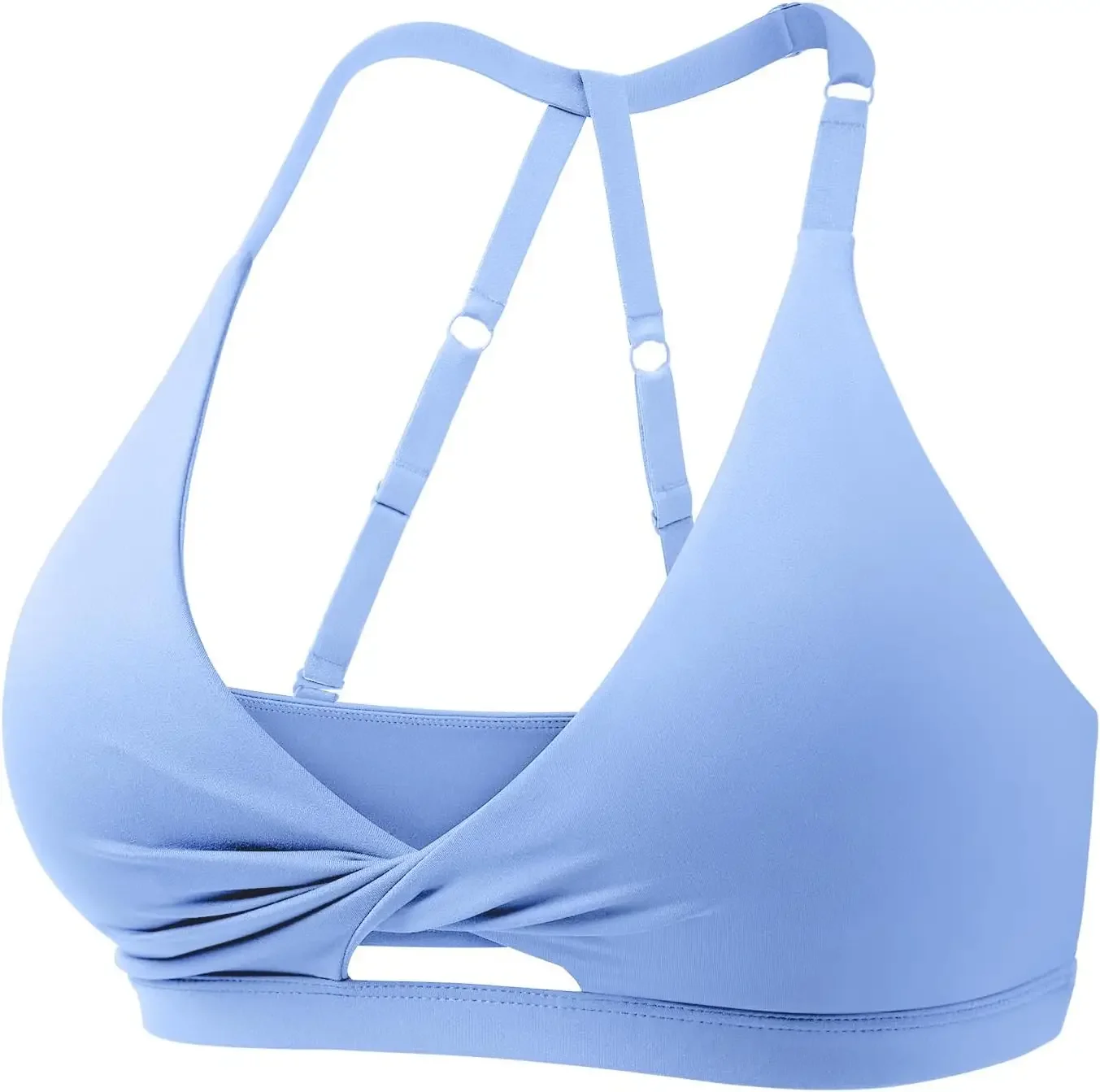 

Workout Sports Bras for Women Padded BacklStrappy FitnWirelGym Medium Impact Bra Yoga Crop Top