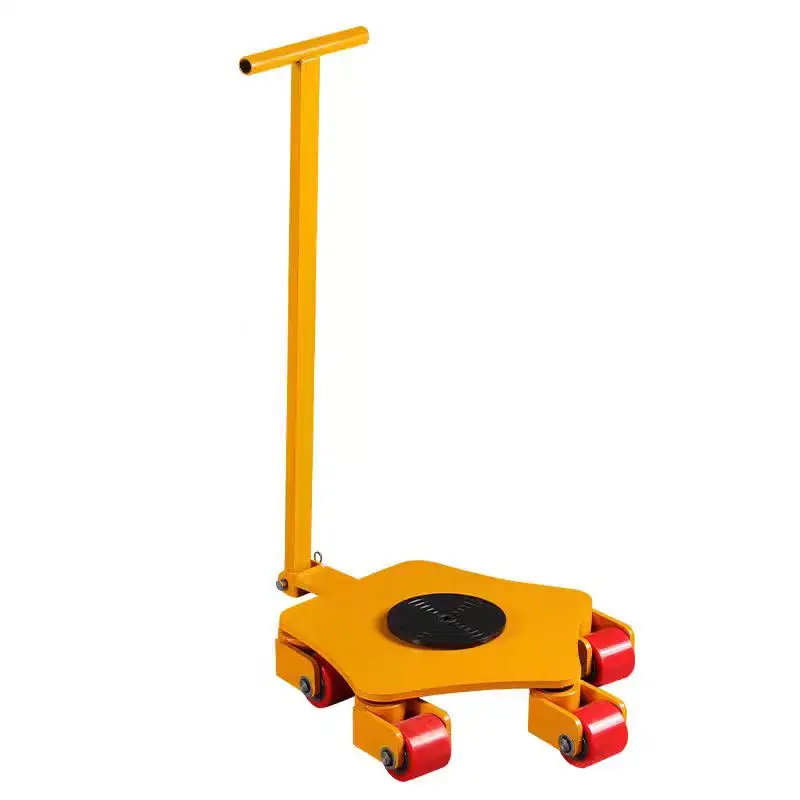 Hot selling heavy duty 180 degree Roller Mover pu Material wheel Cargo Trolley