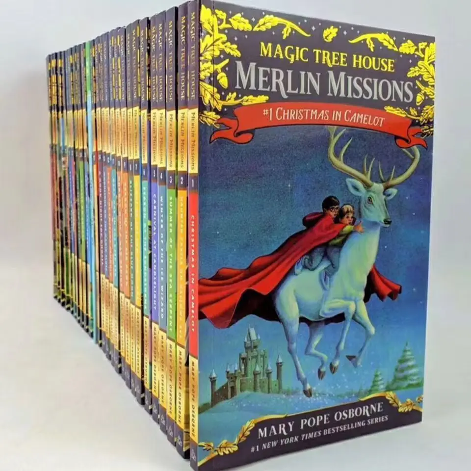 

New Version 27 Books The Magical Treehouse Season 2 Merlin's Quest Children's English Comics Reading Books