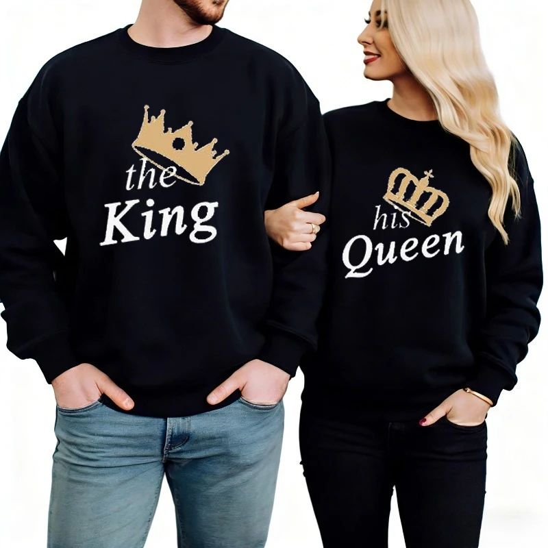 

His And Hers Outfits Couple Outfits Valentine’s Day Matching Outfits Couples Jumper Clothing Funny Kings And Queen His Queen