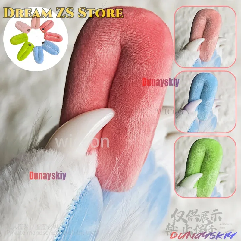 

XT8Animal Cosplay Furry Anime Costume Furrsuit Tongue Cutecore Magnetic Suction Kig Series Plush Activity Accessories CustomizXT