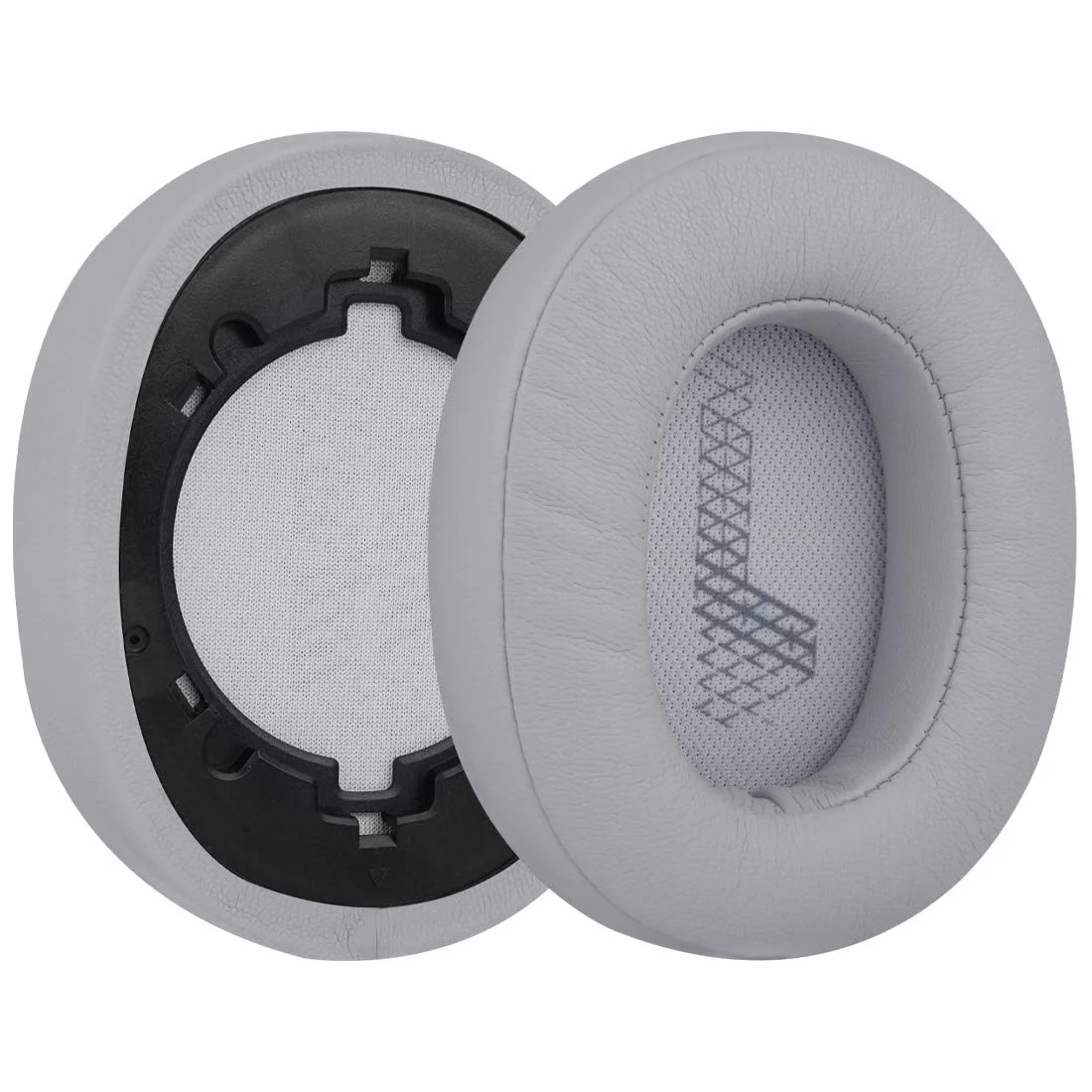 Bantalan Telinga Pengganti Protein Kulit Bantalan Telinga Penutup Telinga Suku Cadang Perbaikan untuk JBL Live 500BT Headset Headphone Sekitar Telinga