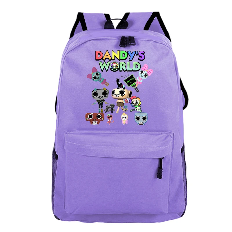 

New Anime Dandy's World Print Unisex Student Schoolbag Casual Cartoon Dandys World Back Pack Travel Rucksack Women Men Backpack