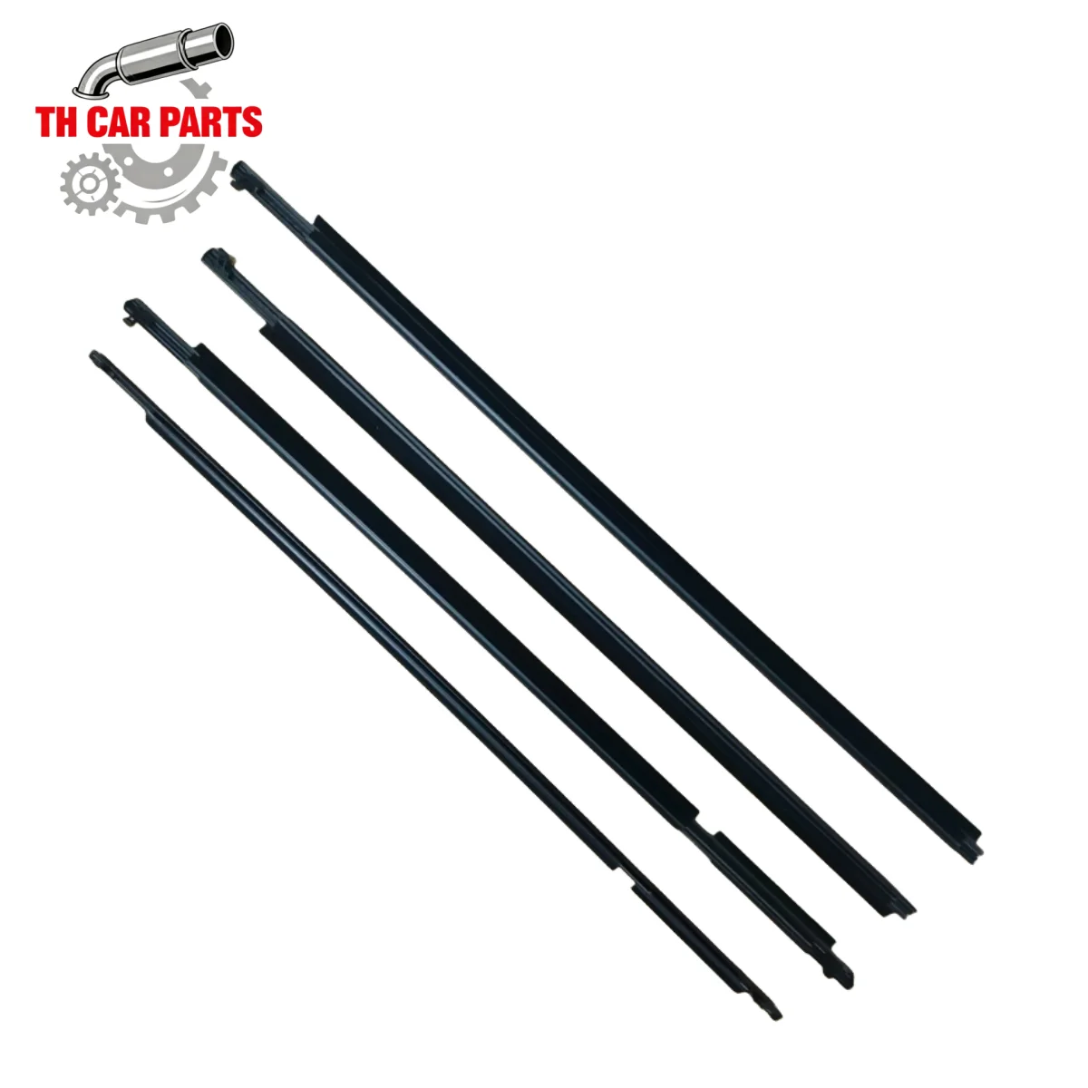 

Car Window Weatherstrip Black For 4Pcs Toyota RAV4 2000-2005 Car Weatherstrip Window Moulding Trim