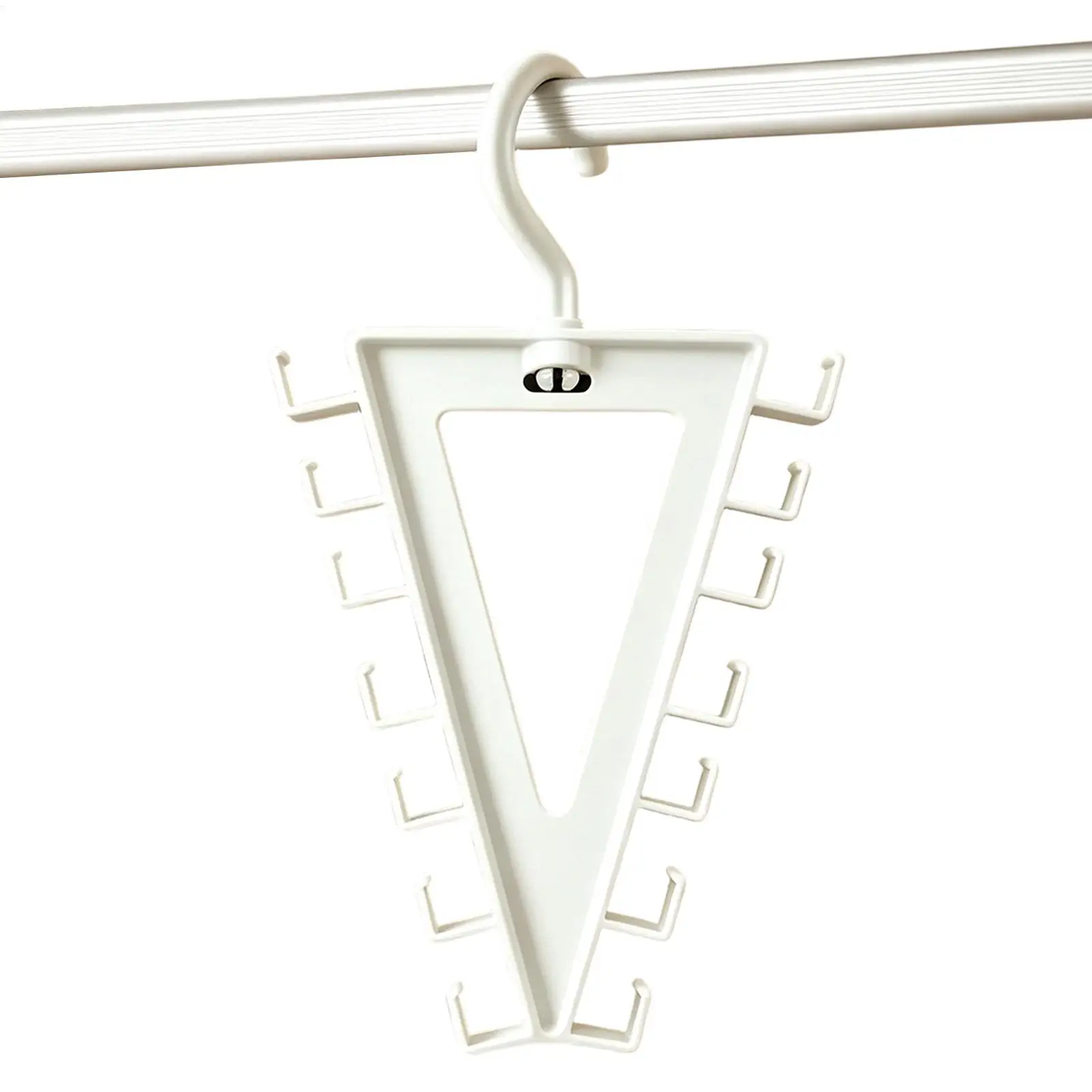 12 Hooks V-Shape Hanger Rotatable Space Saving Clothes Drying Rack Non Slip Double Sided Laundry Hanger Closet Organizer