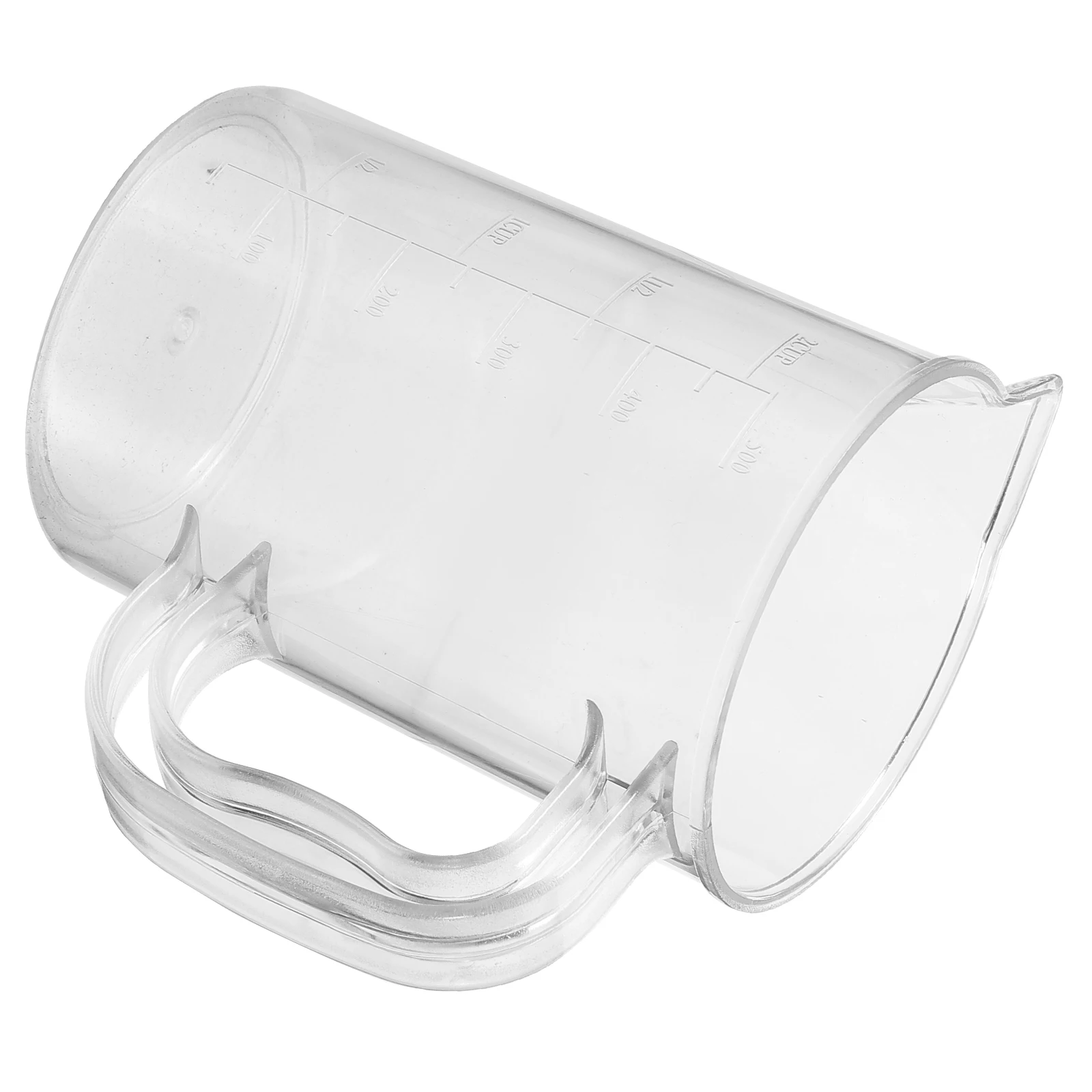 

Large Capacity 500ml Baking Measuring Cup Clear Scale Food Grade Plastic Graduated Bucket Multi Functional Milk Coffee