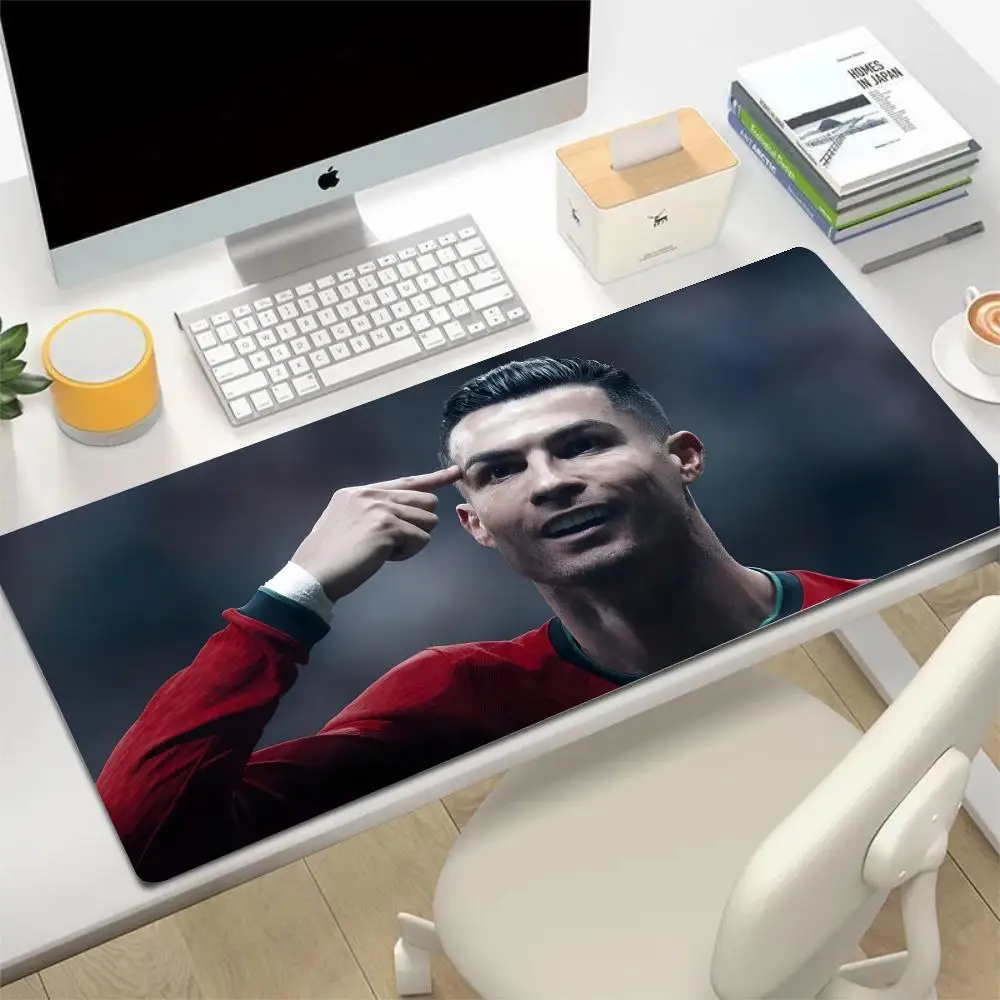 

Коврик для мыши Hot Team R-rONALDO C, большой игровой коврик для мыши с защитой от скольжения, утолщенный, для компьютерной клавиатуры, стола, рабочего места