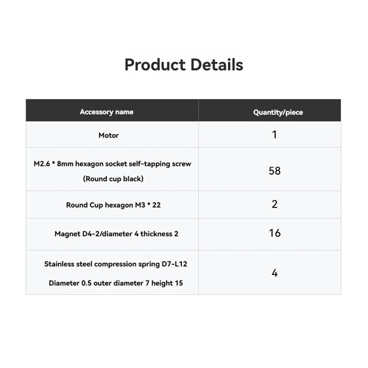 N18R For 3D Printing DIY Model Engine Model Components Kit 3D Printer Parts