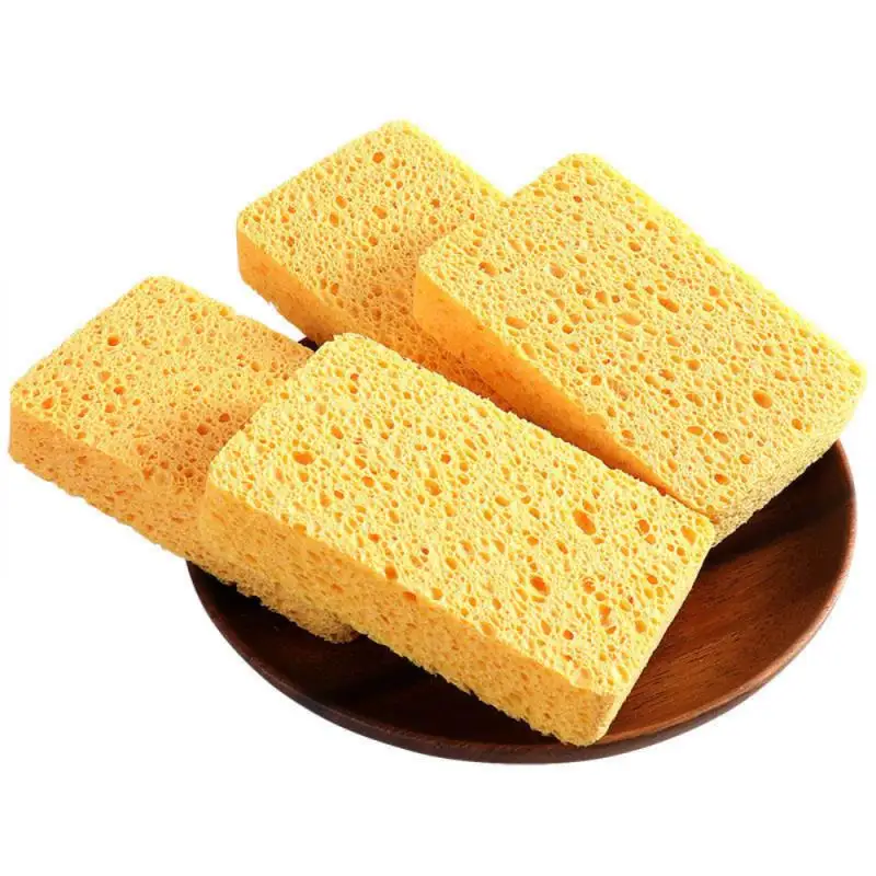 1pc Kitchen Wood Pulp Melamine Magic Sponge Eraser For Washing Dishes Cooktop Removes Rust Tableware Pan For Home Cleaning Tools