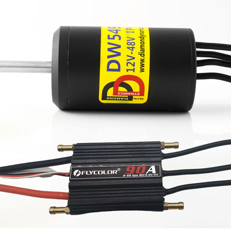 

DW5490 24v 1850w Underwater High Power Motor Brushless Motor Motor for Underwater Propeller