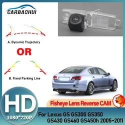 140 Degree 1080x720P HD Dynamic Car Vehicle Rear View Reverse Camera For Lexus GS GS300 GS350 GS430 GS460 GS450h 2005~2011