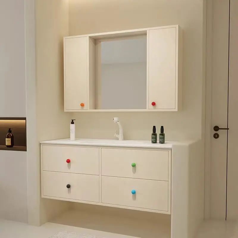 Ceramic integrated basin dopamine pure acrylic washbasin washbasin cabinet