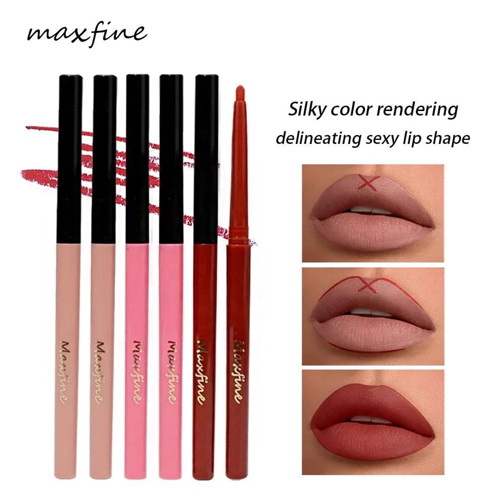 20-kolorowy kredka do ust, wysoki pigment, trwałe wodoodporne i naturalnie ukształtowane kredki kredka do ust.