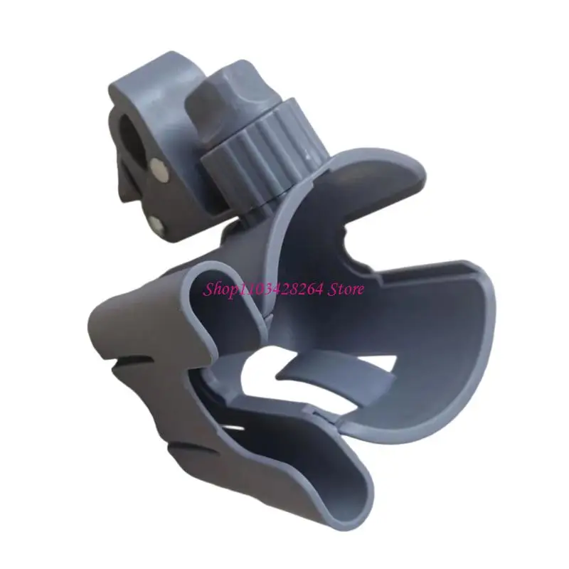 Universal Strollers Cup Holder with 360 Degree Base and Phone Pocket for Strollers Bikes and Wheelchairs Black