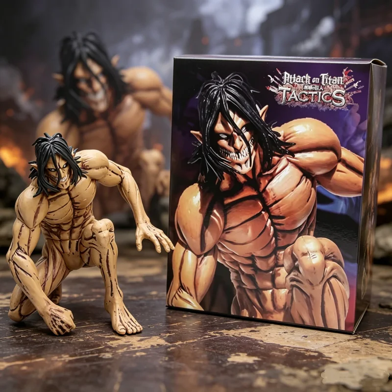 Attack On Titan Eren Jaeger Colossus Form Articulated Action Figure Model Kit Boy Sammlerstück Desktop-Ornamente Dekor Spielzeug Geschenke