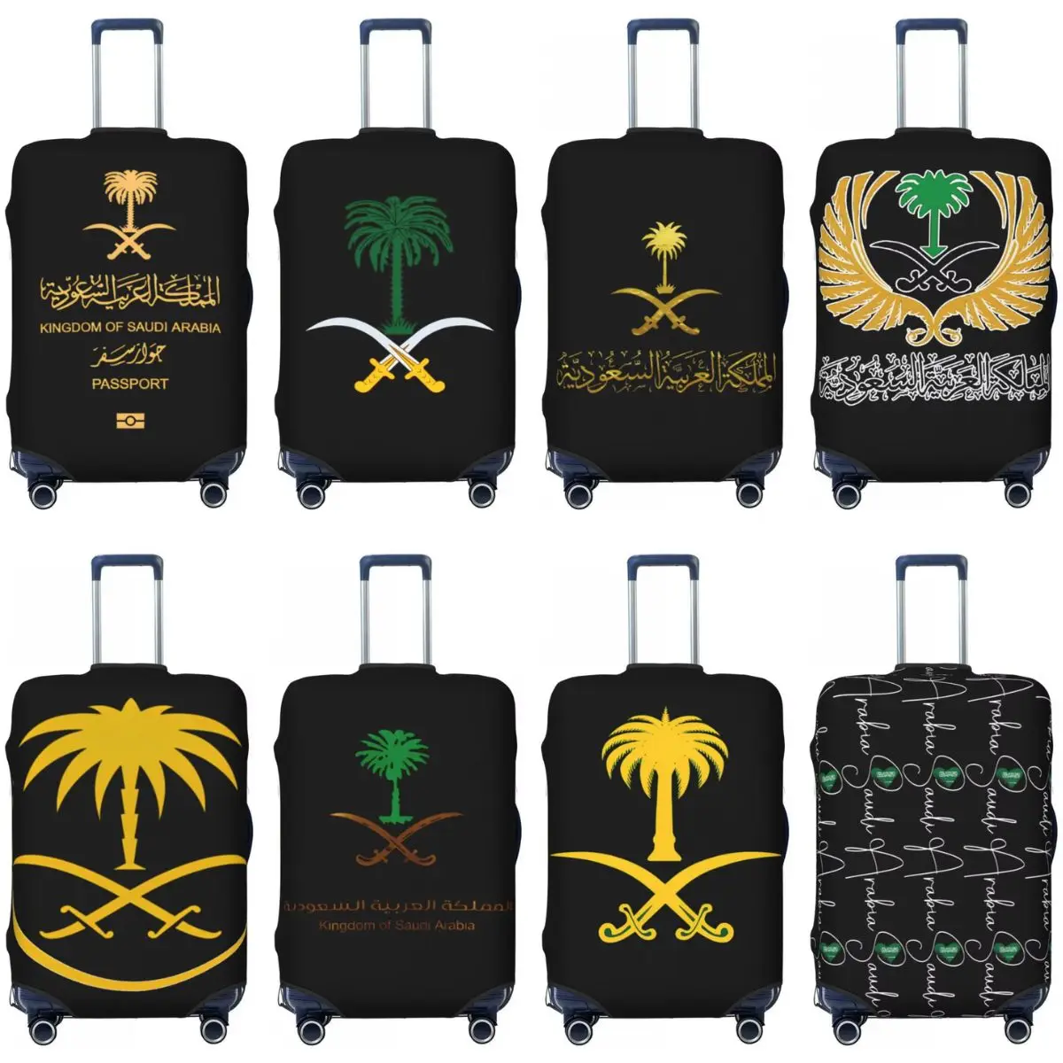 Kingdom Of Saudi Arabia Suitcase Cover Business Protector Flight Elastic Luggage Accesories