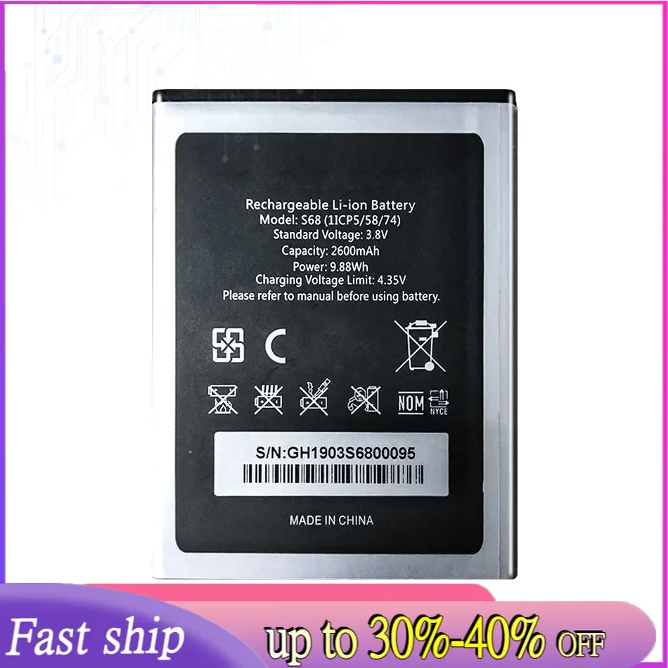 High Quality 2600Mah Battery C 16 For OUKITEL S68 / C16 Pro C16pro Smartphone Batteria