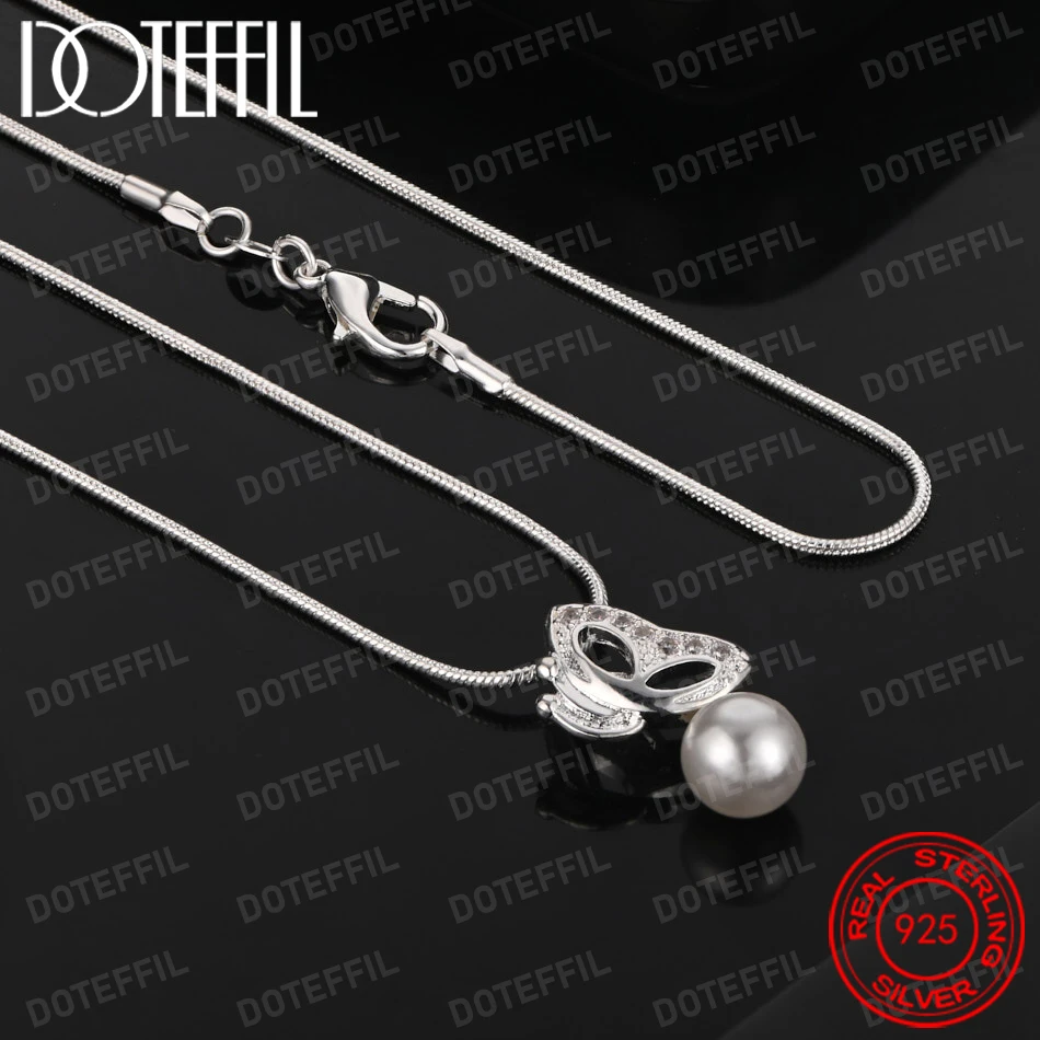 Collar con colgante de perlas  - Pearl Trim Chain reseña y precio