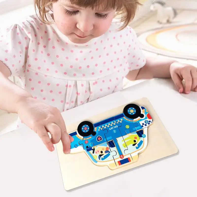 

Wooden Vehicle Puzzles Wooden Kids Vehicle Puzzles Early Education Supplies Children Brain Teaser For Home Kindergarten Nursery