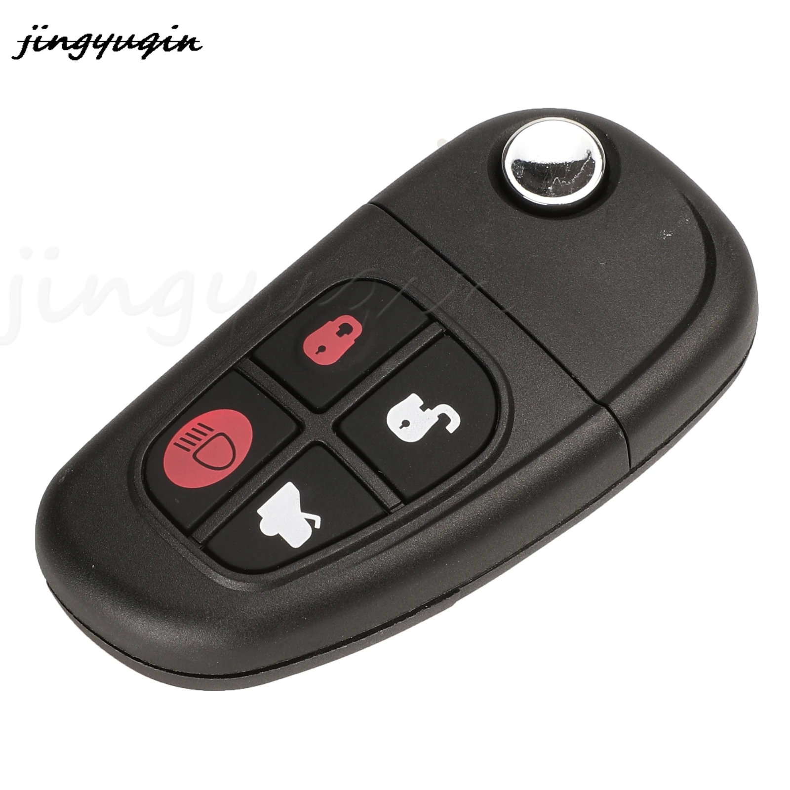 jingyuqin 4 Buttons Smart Remote Car Key Fob 315/433mhz 4d60 Chip For Jaguar X-Type S-Type 1999-2009 XJ XJR 2002-2008 NHVWB1U241