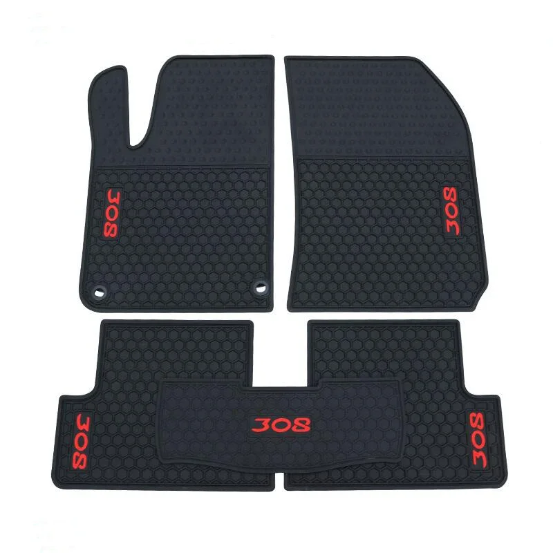 Car Floor Mats Car Mat Rugs Carpet For Peugeot 308 SW II Left Hand Drive 2014 2015 2016 2017 2018 2019 2020 2021