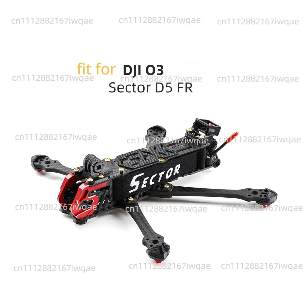 HGLRC Sector X5 210mm Sector D5 225mm Carbon Fiber 5mm Arm for FPV Freestyle 5inch Analog Digital Drones