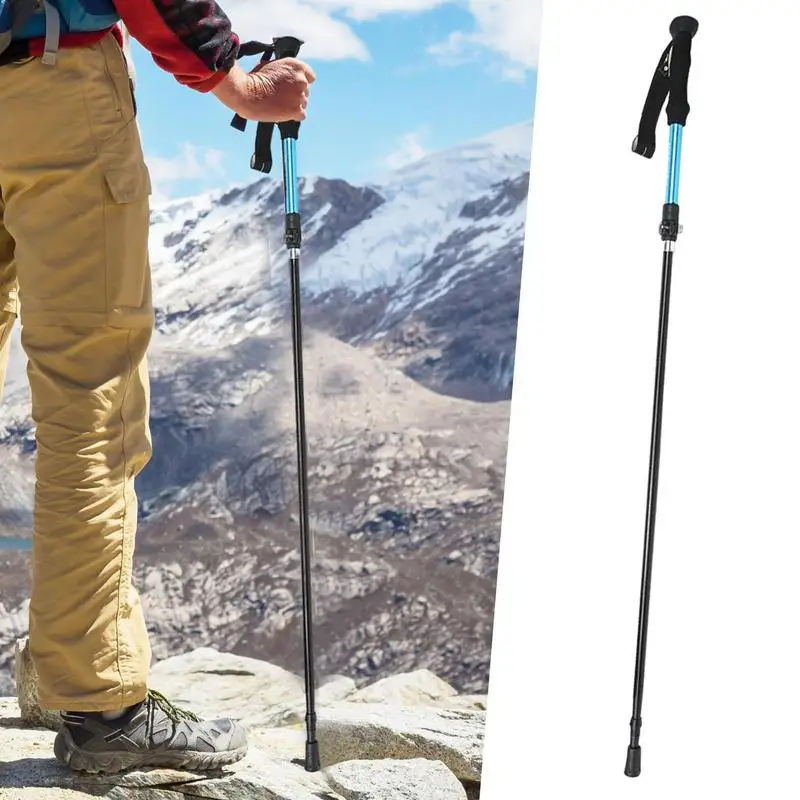 Hiking Poles Lightweight Backpacking Gear Walking Sticks Trekking Poles 5-Section Trekking Walking Sticks Compact Hiking Poles