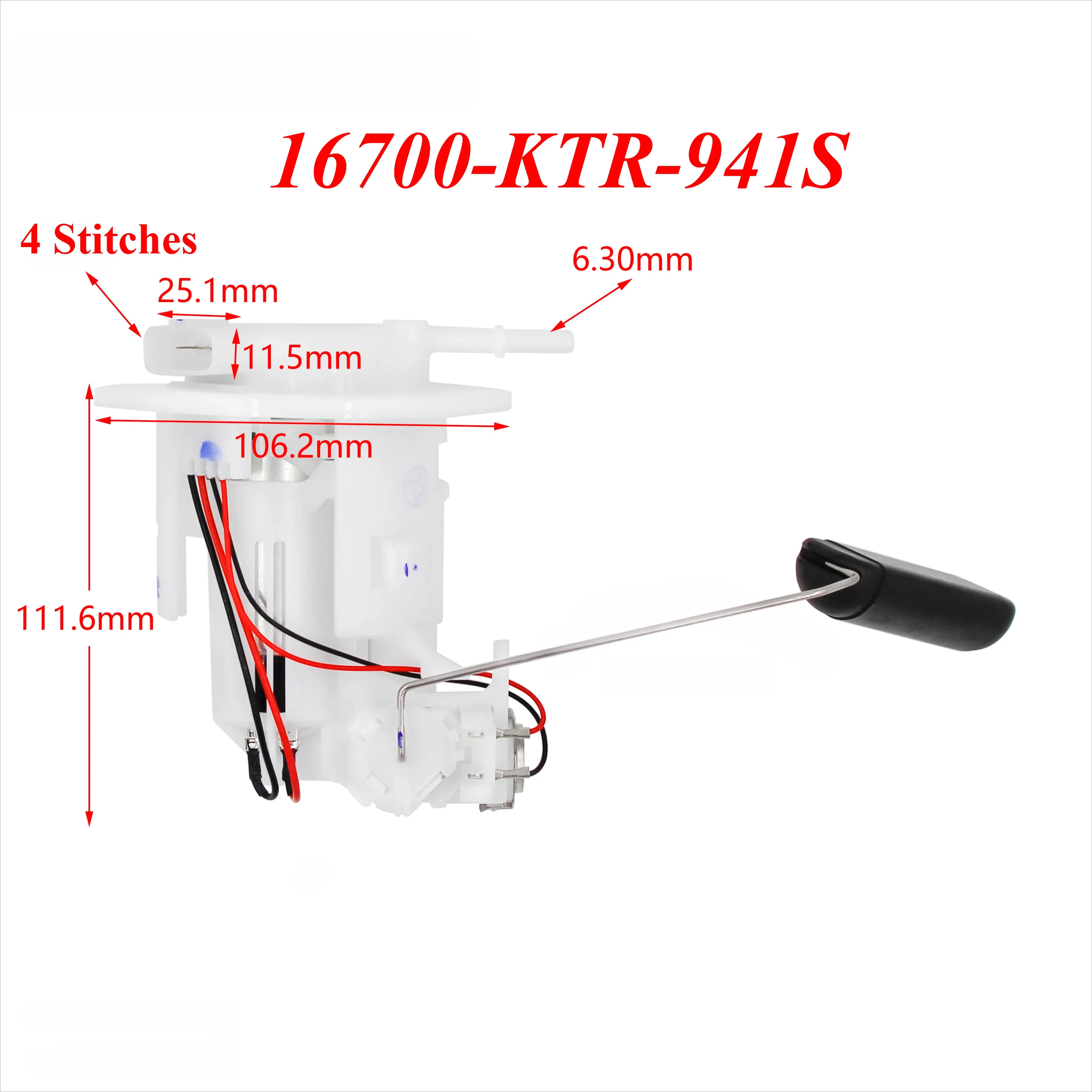 16700-KTR-941S Impeccable Motorcycle Fuel Pump Module Assembly Oil Pump Suitable For Hero Glamour Fi 2006-2014 2008 16700KTR941S