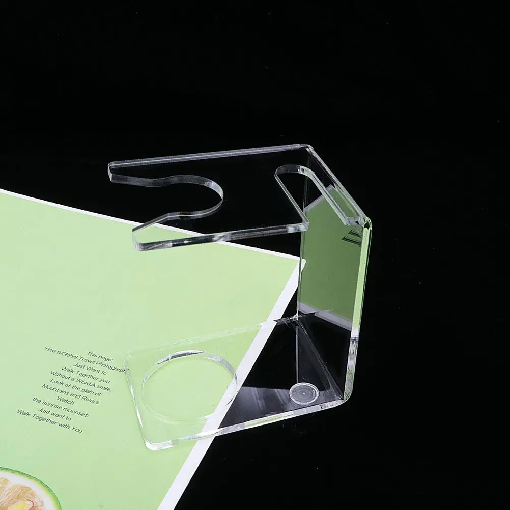 

Набор из 3 акриловых подставок для бритвенных кистей и бритв, органайзер для влажного бритья для мужчин, экономия места в ванной, дизайн для сушки вверх дном