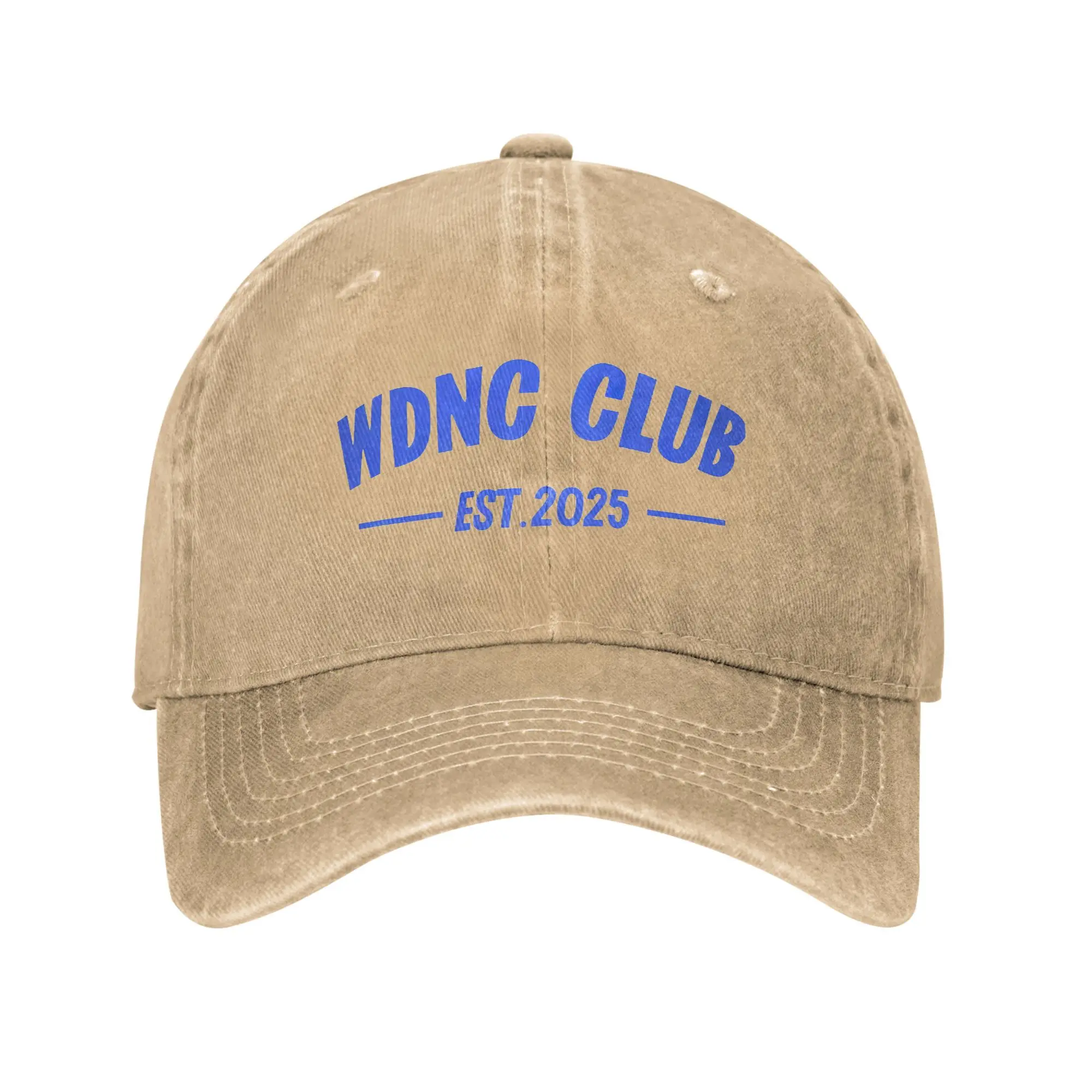 

Washed Baseball Cap CANADIAN CHAPTER WDNC CLUB 2025 Spring Trucker Hat For Couple Women y2k Retro Outdoor Sport Sun Snapback Cap