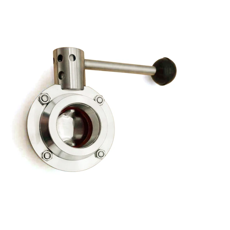 Imagem -02 - Válvula Borboleta Manual de Vácuo Kf16 Kf25 Kf40 Kf50 Aço Inoxidável 304 Cut-off Caseiro Controlador de Fluxo