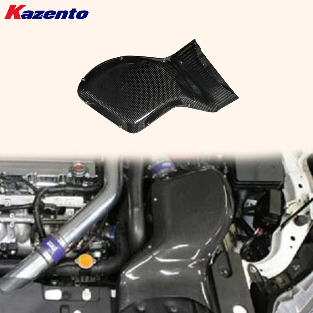 For Mitsubishi Evolution X EVO 10 CZ4A 07-16 Carbon KAN Style Air Intake Box view 2