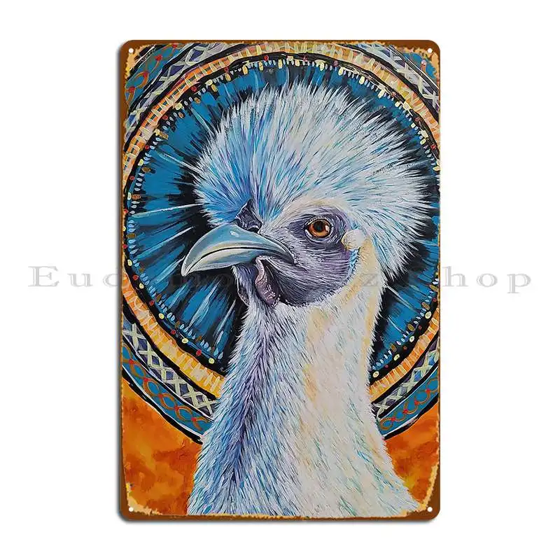 Saint Endora The Silkie Chicken Metal Signs Classic Create Wall Cave Plaques Plaques Tin Sign Poster