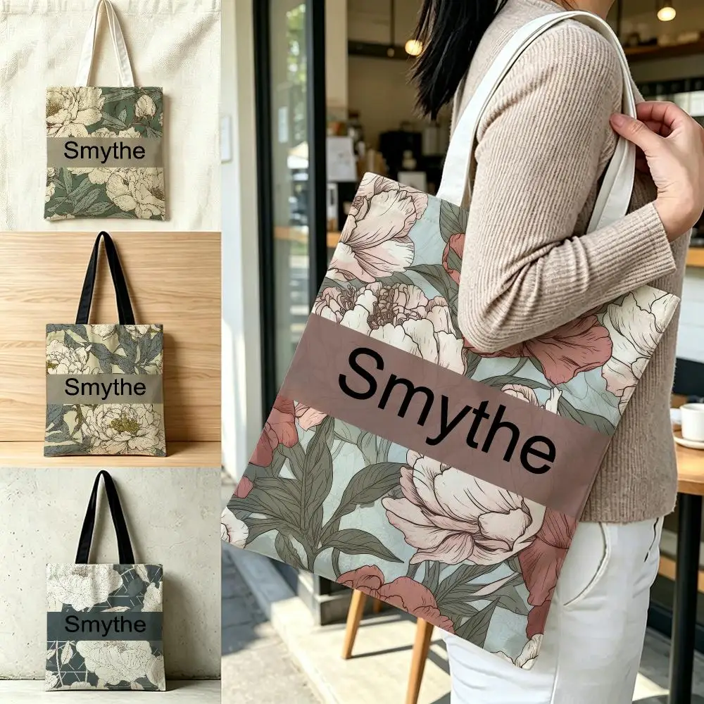 Designer Pattern Canvas Tote Bag fashion Smythe Storage Bags Fashion Streetwear Print Collectible Shoulder Bag Shopping