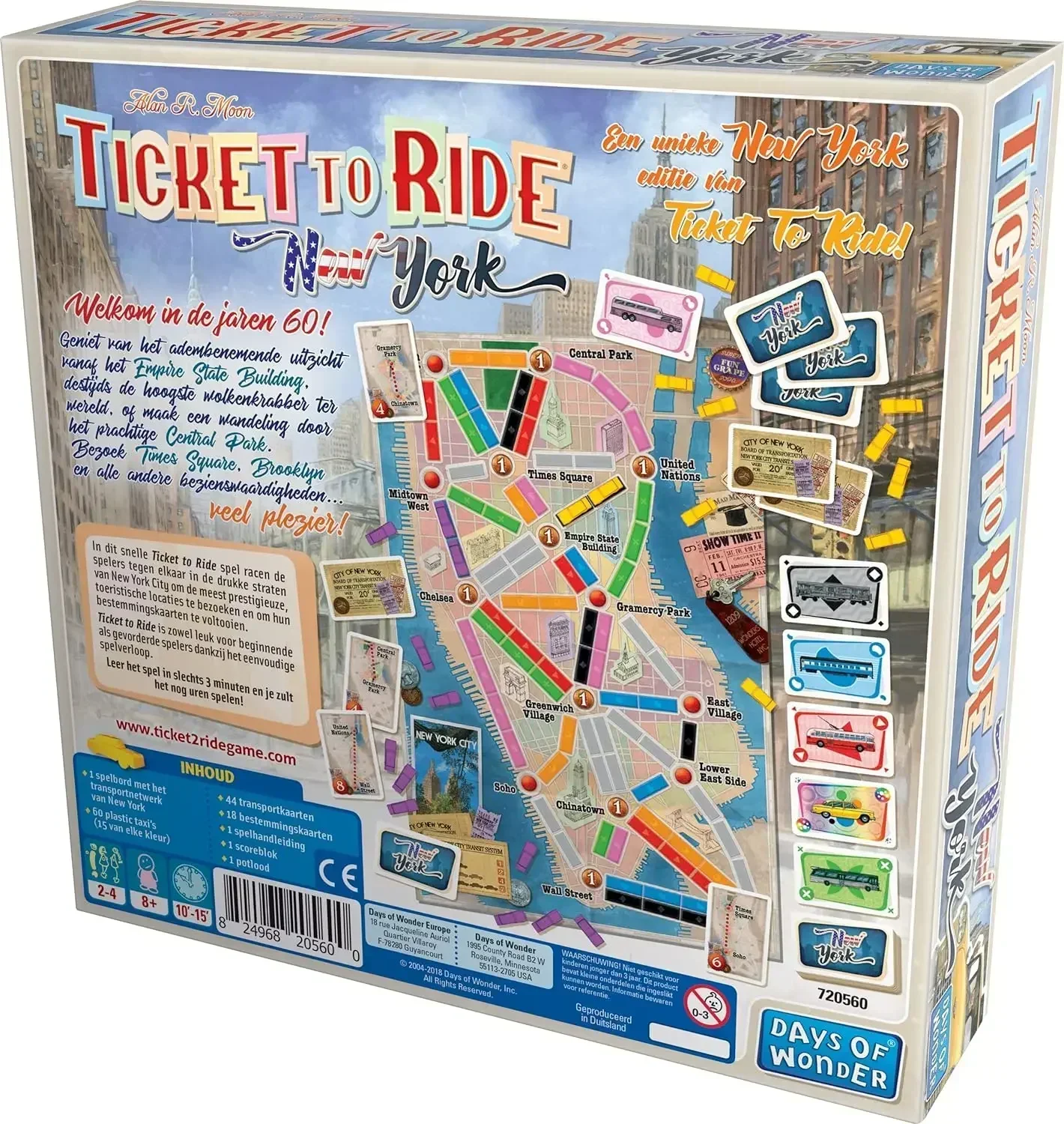 Ticket to Ride New York Board Game English Family Multiplayer Friends Party Play Cards Game Plot Collection Toys Gifts