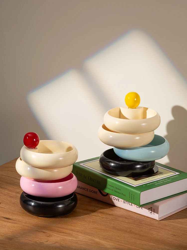 

Домашнее хранение Мемфисский шар, четырехслойная вращающаяся коробка для хранения ювелирных изделий, креативная индивидуальность, коробка для хранения ювелирных изделий, подарок на День святого Валентина