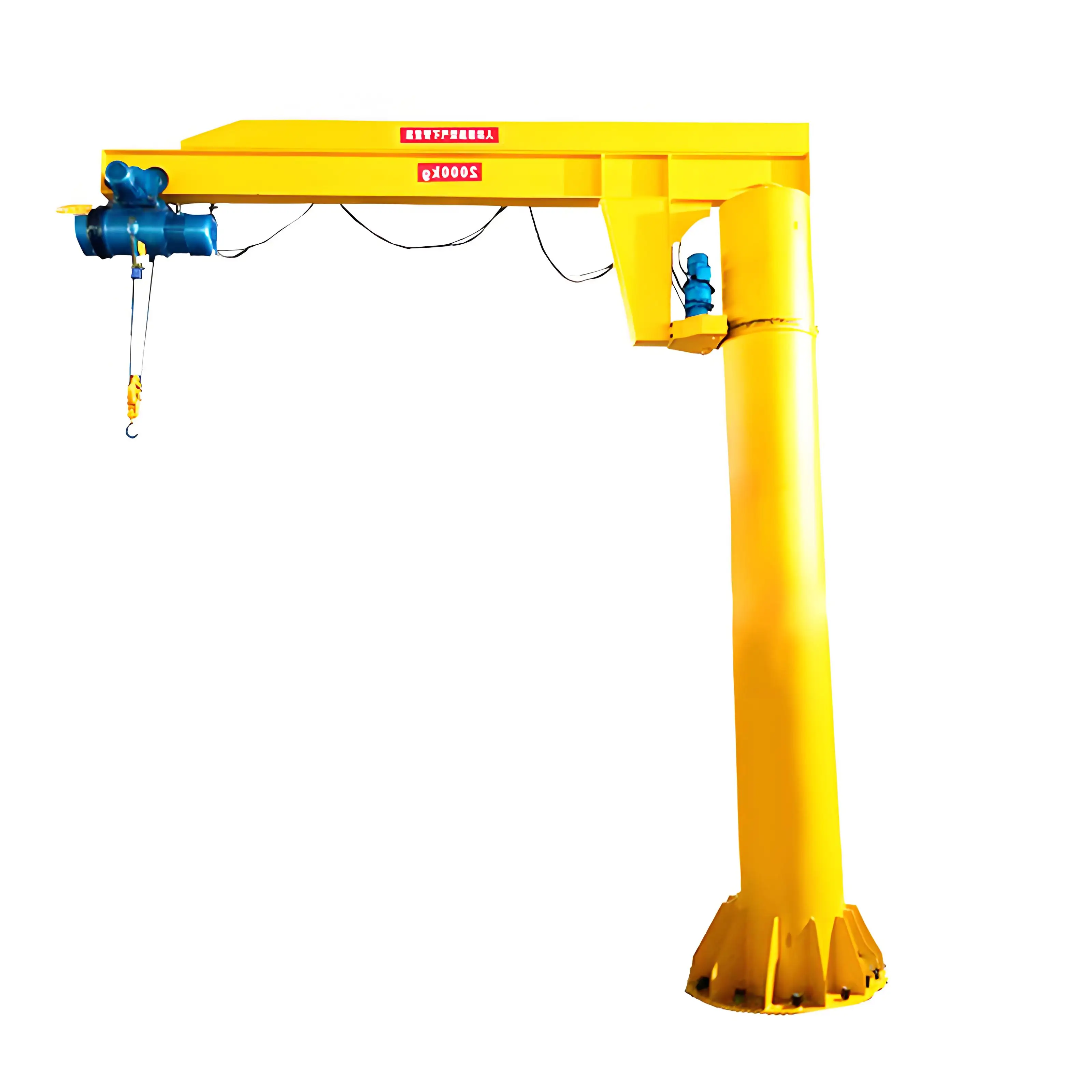 Electric Rotating 1 2 Ton Small Column Crane Arm Single Arm Crane Rotary Jib Cranes