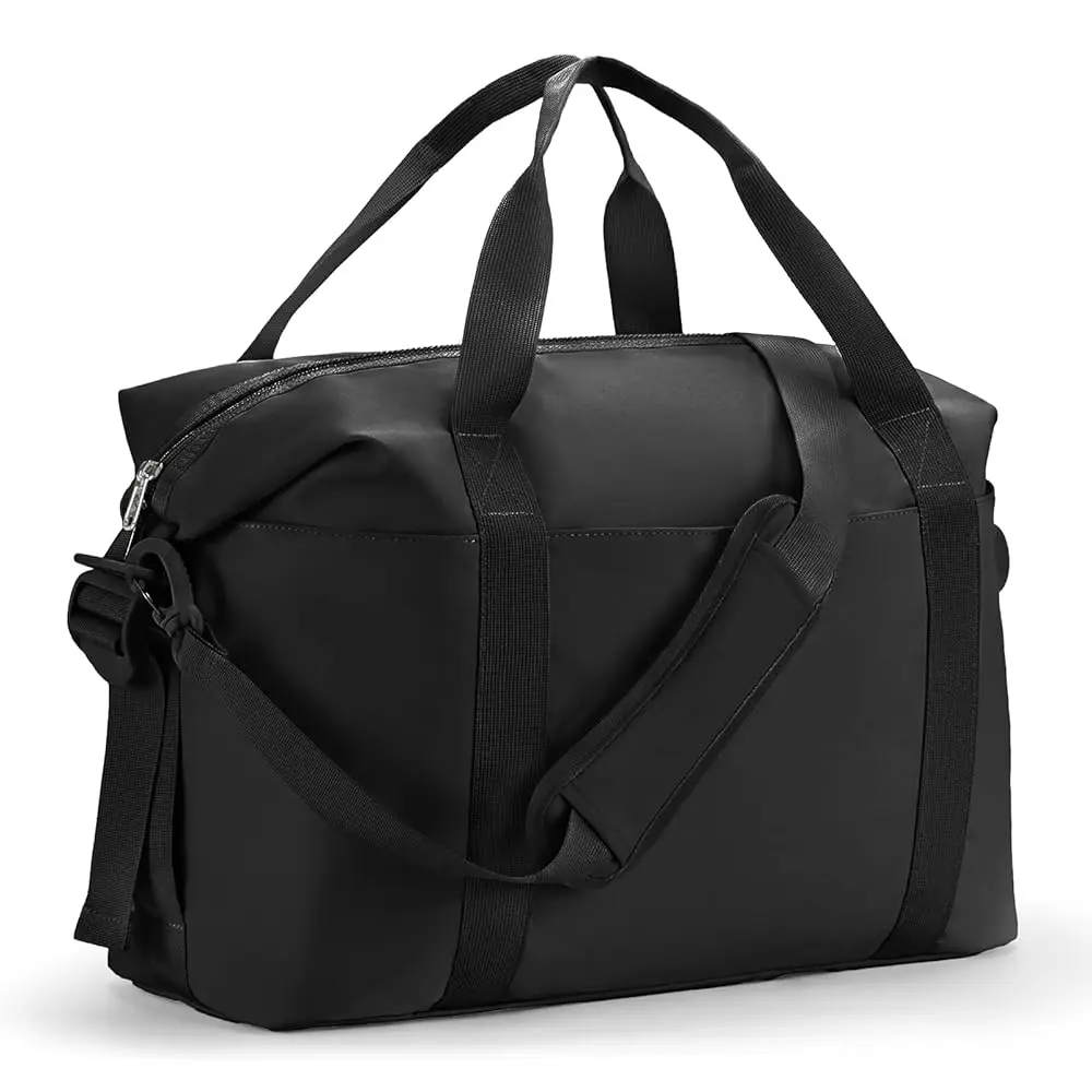 

Дорожная сумка-дафл Percover Weekender для женщин, легкая, мягкая, объемом 33 л, для ручной клади, из водостойкого нейлона, с плечевым ремнем