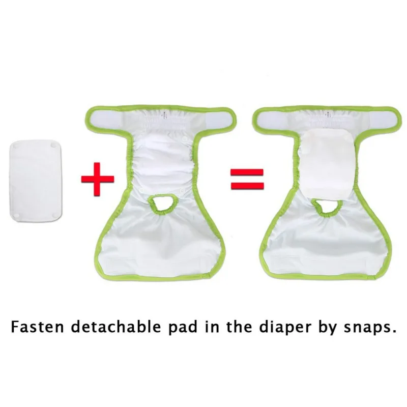 10 Pcs/Bag Dog Diaper Liners Diaper Pads for Male and Female Dogs Disposable Detachable Diaper Anti Leaking Clean Safe for Dogs