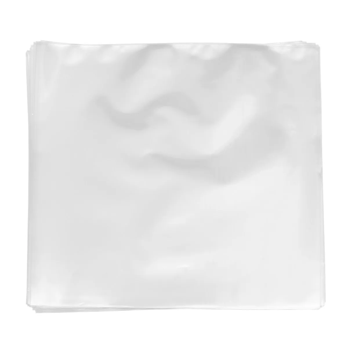 30Pcs Record Sleeve Vinyl Plastic Clear Cover Thickened Flat Bag for 12 Inch Vinyl Record Protecting Dustproof