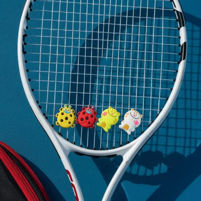 Tennisschläger-Schockdämpfer 1/2/4 Stück Vibrationsdämpfer Leichtgewichtig Tragbar für Outdoor-Training Geschenk für Tennisliebhaber – Detail 7