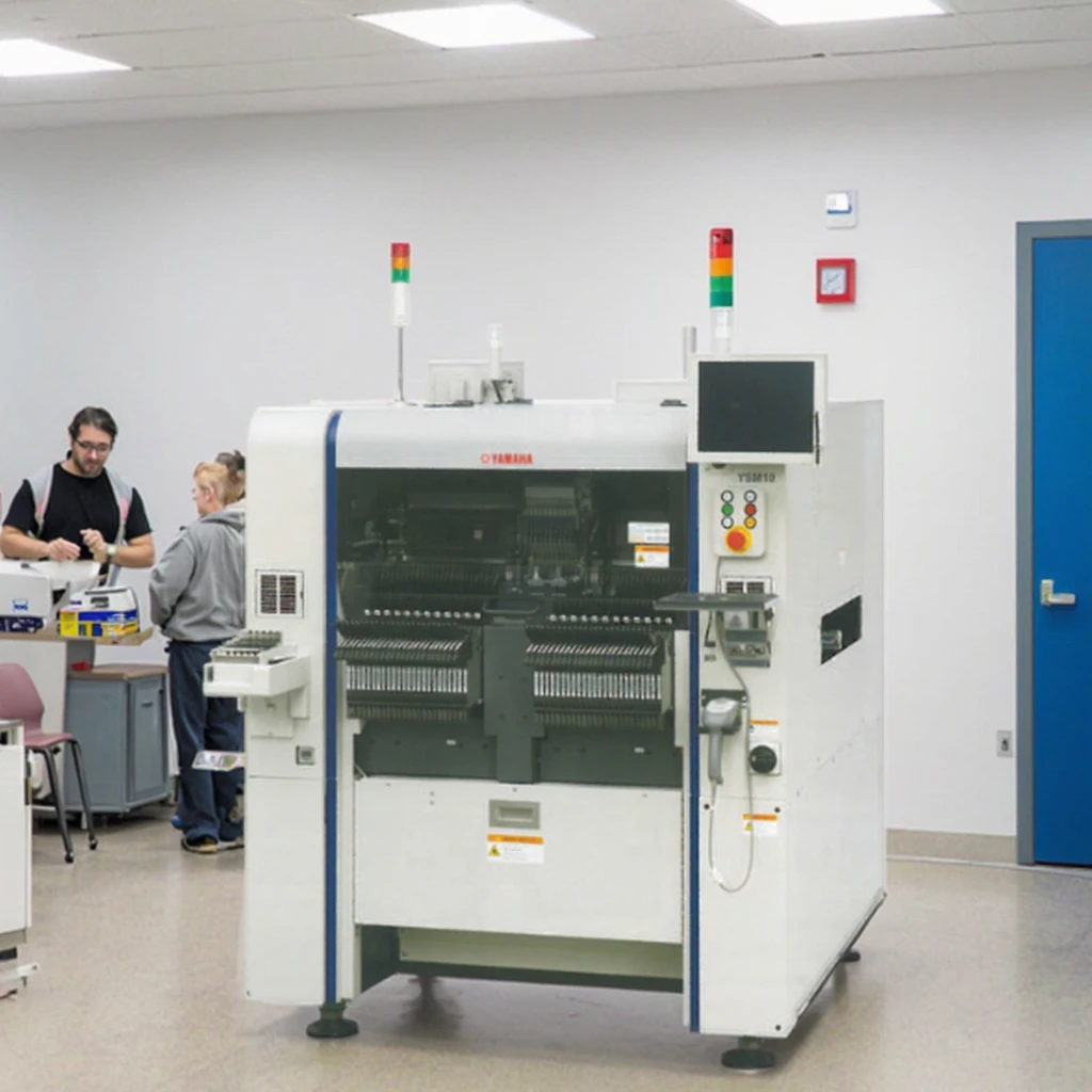 Linea di assemblaggio automatica di lampadine a LED Attrezzatura di produzione SMT Automazione della produzione di lampade per illuminazione TV YSM10