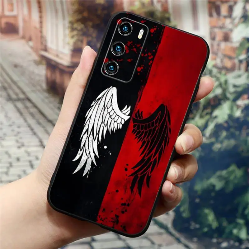 Wings Of The Devil Angel Phone Case For Honor 70 60 50 30 V30 7A Pro 20 10 Lite 7C 9X 10I 8X 8S 20I Psmart Z Soft Cover