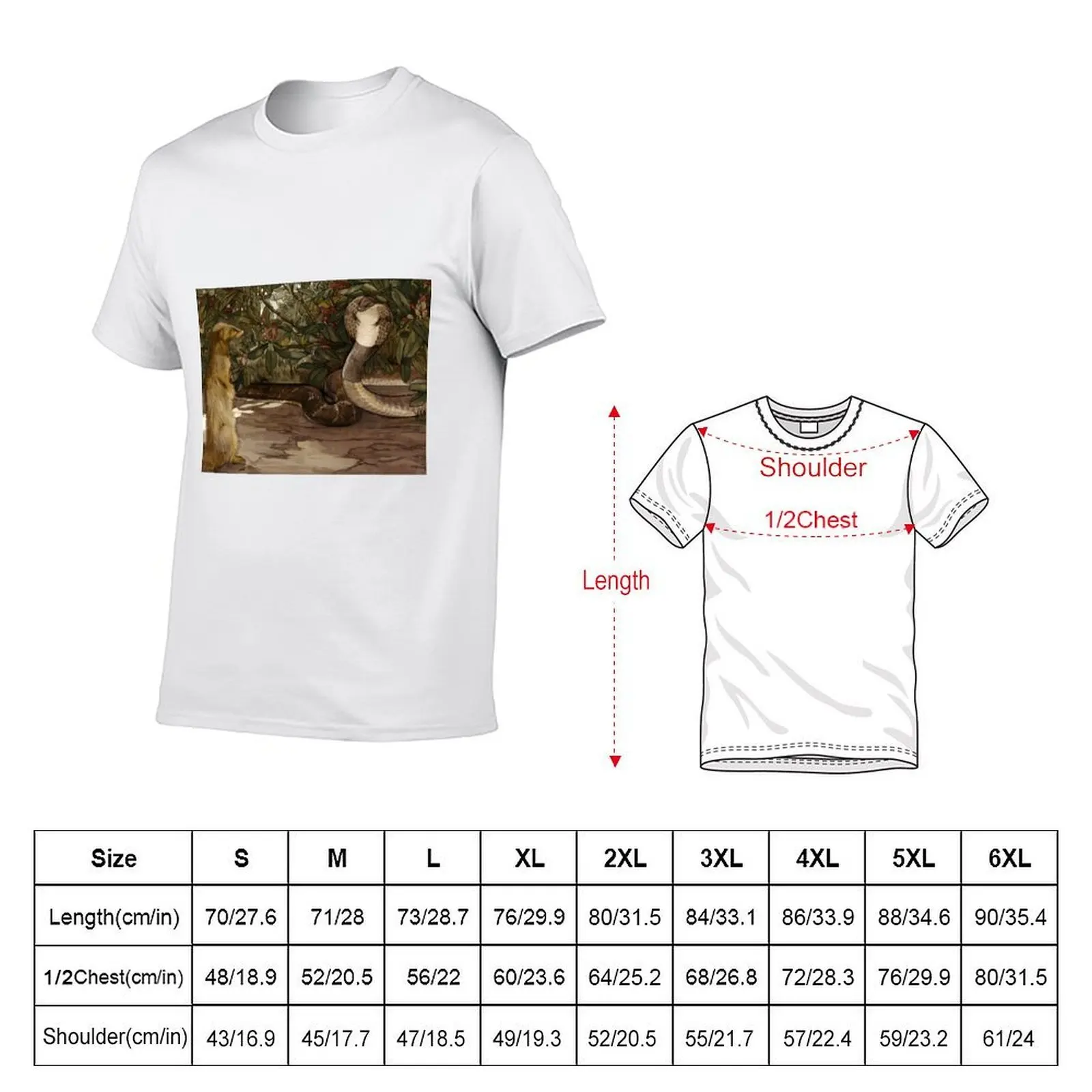 كتاب الغابة - ريكي تيكي تافي - تي شيرت ديتمولد براذرز تي شيرت رجالي فاخر تي شيرت للرجل تي شيرت جرافيك تي شيرت