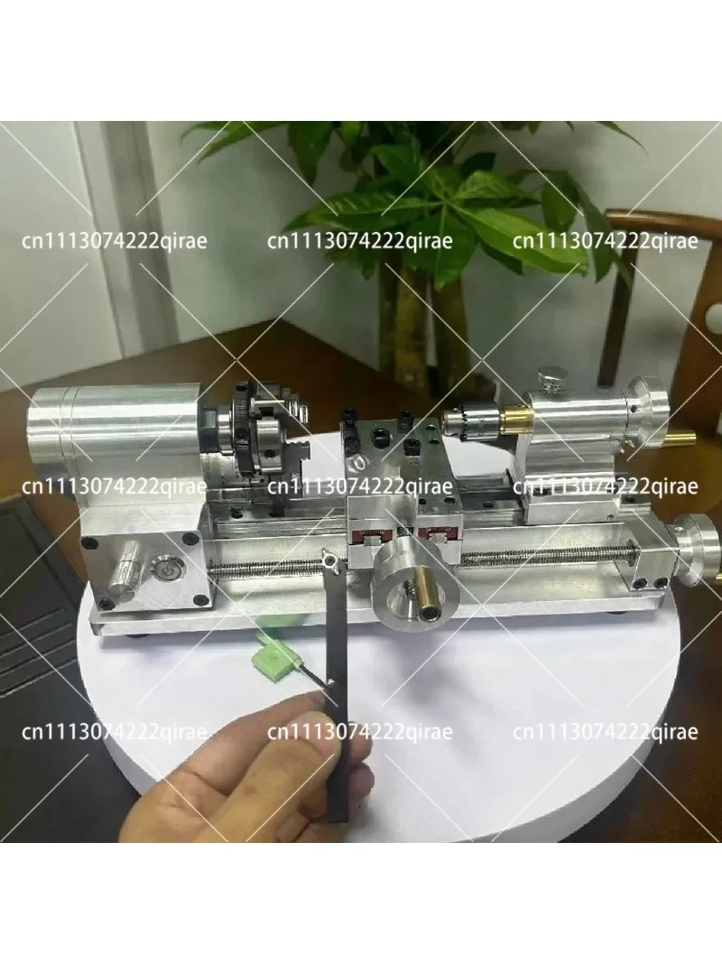 Mini Woodworking Lathe 100-2500RPM Portable Multi-Functional Household Micro Lathe 110-220V
