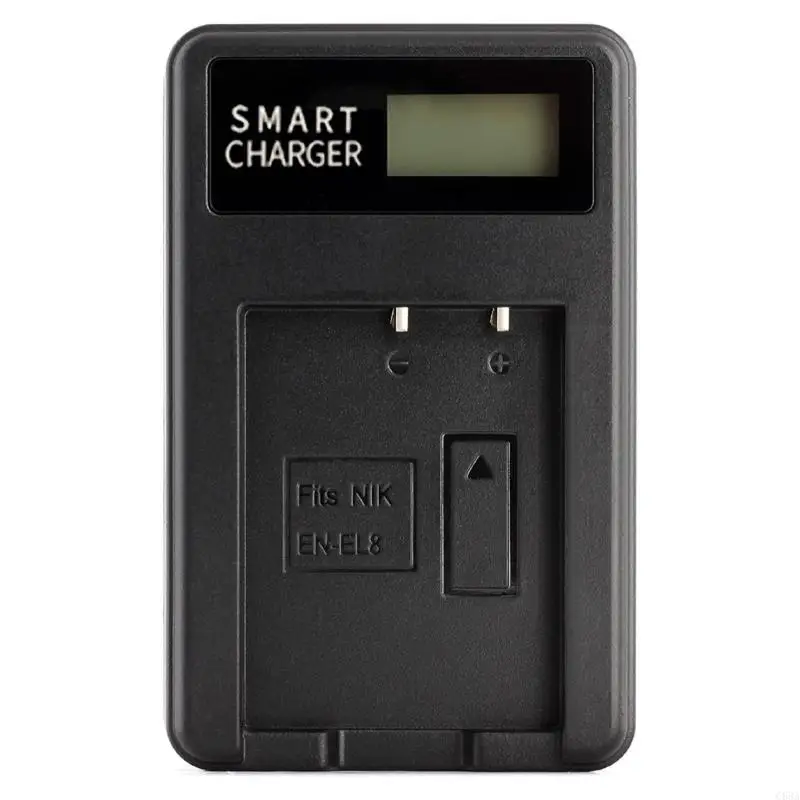 

C63A EN-EL8 LCD USB Зарядное устройство для S52C P1 P2 S50 S50C S51 S51C S52 S52C S7C Зарядка камеры аксессуары док-аксессуаров