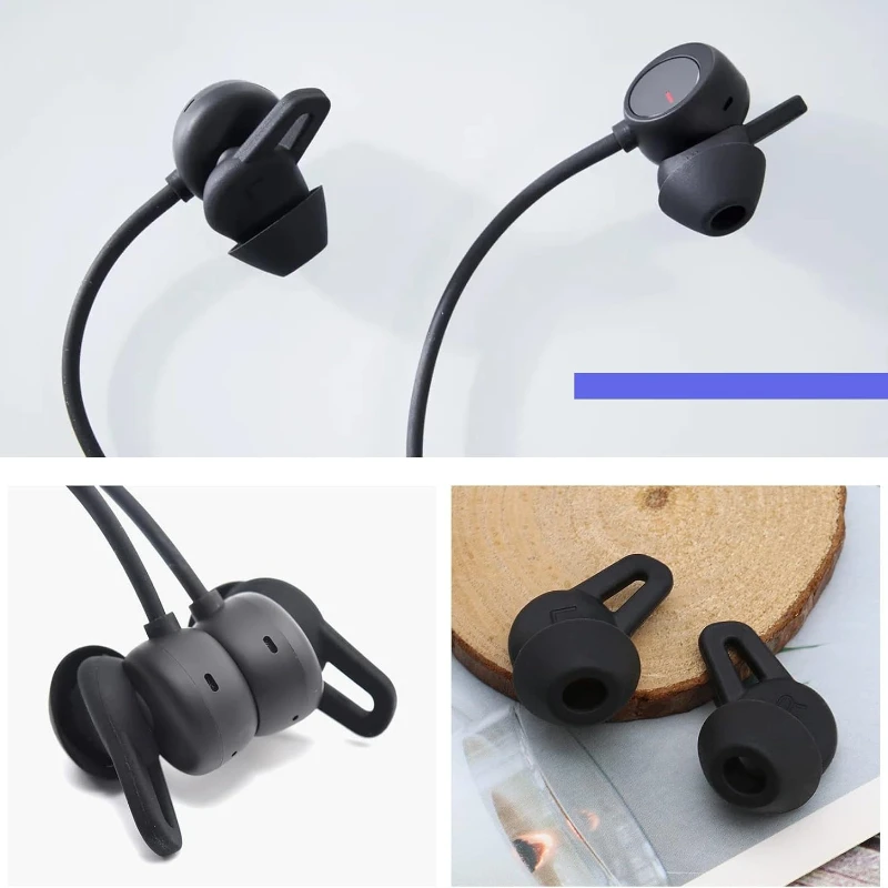 

Replacement Silicone Ear Tips & Ear Hooks + Protective Covers for Huawei FreeLace Pro Wireless Headphones
