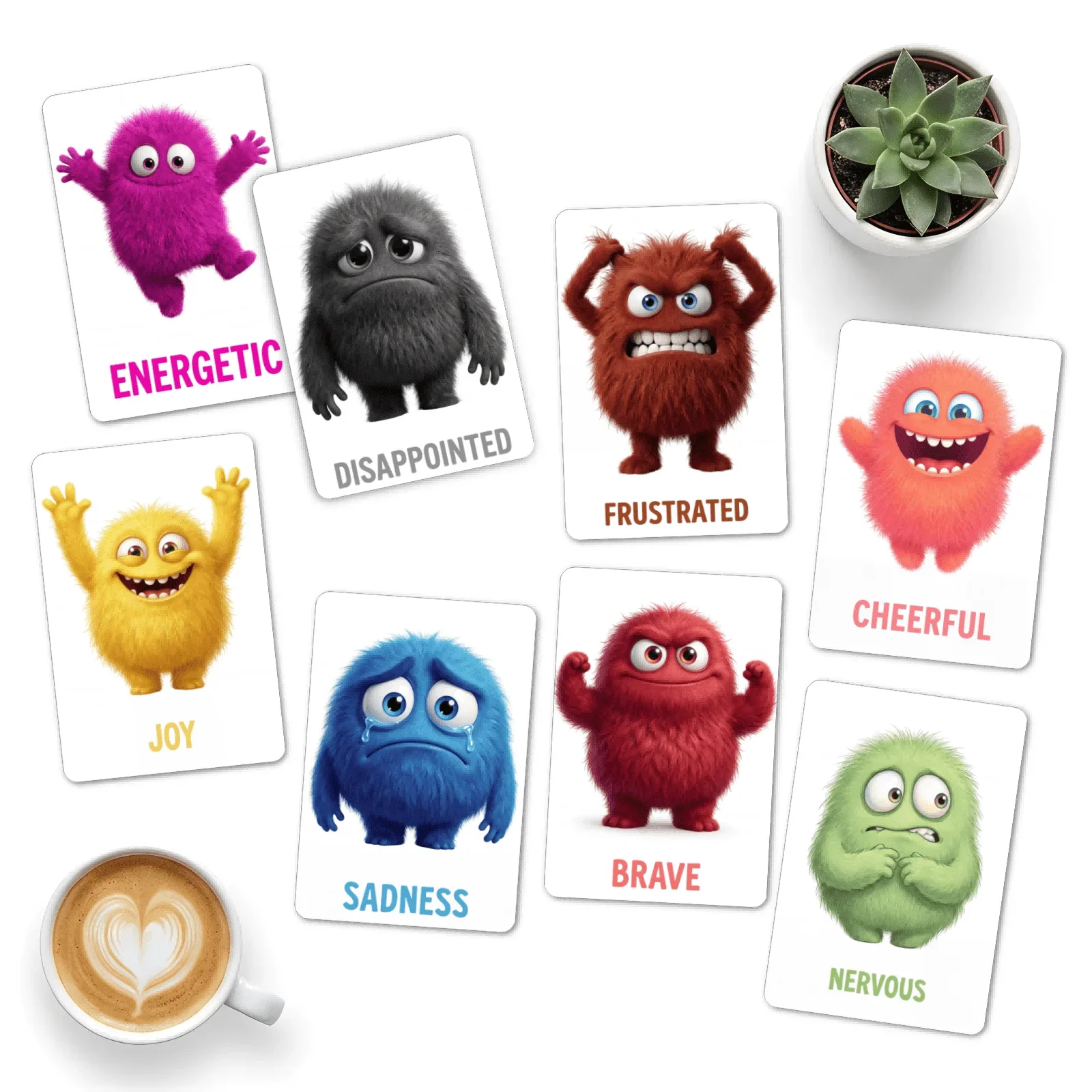 36Pcs Emotional Cognition Cards Expression Training Self-Awareness Tool for Counseling Mental Growth Learning Psychology Toys